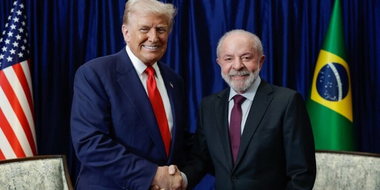 Trump registra encontro com Lula em sua rede social trump-registra-encontro-com-lula-em-sua-rede-social
