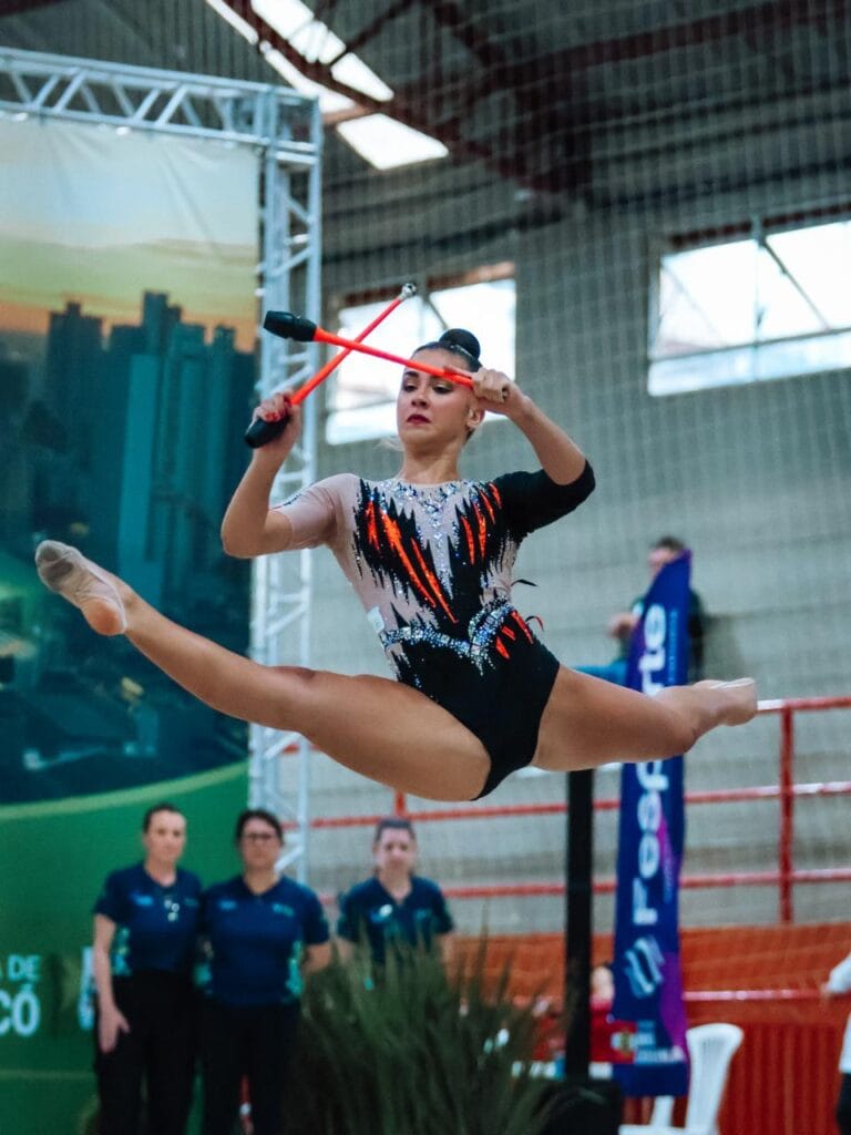 Três medalhas para Chapecó na Ginástica Rítmica do JASC
