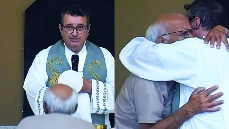 avo-sobe-ao-altar-e-abraco-interrompe-missa-em-sc-apos-morte-de-neto:-muita-dor
