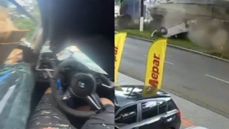 Amor do céu!: motorista desabafa após sobreviver a acidente assustador em SC amor-do-ceu!:-motorista-desabafa-apos-sobreviver-a-acidente-assustador-em-sc