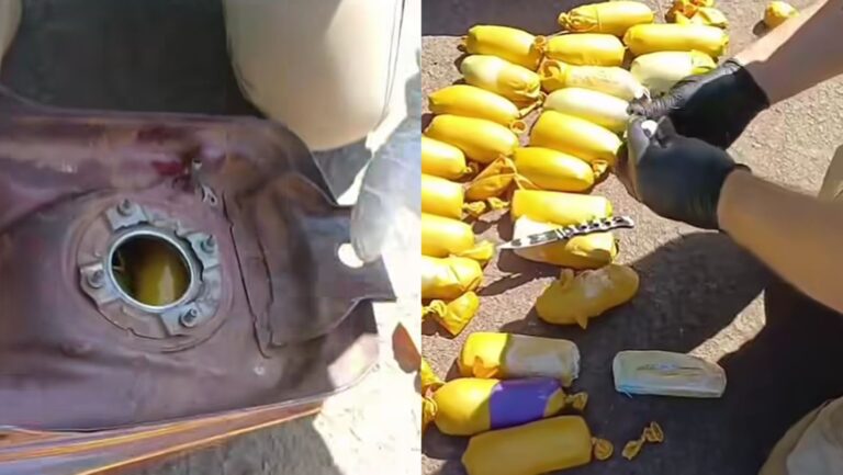 Não era ovo de Páscoa: Homem é preso com cocaína escondida no tanque de moto em SC nao-era-ovo-de-pascoa:-homem-e-preso-com-cocaina-escondida-no-tanque-de-moto-em-sc