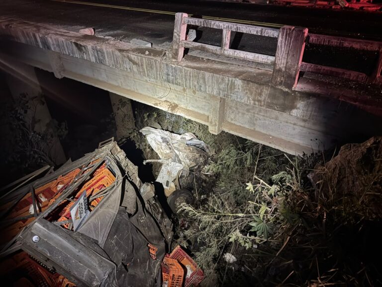Caminhoneiro fica gravemente ferido após saída de pista na SC-283 caminhoneiro-fica-gravemente-ferido-apos-saida-de-pista-na-sc-283