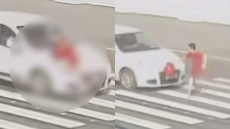 Homem abraça e conforta criança atropelada ao atravessar rua correndo em Brusque homem-abraca-e-conforta-crianca-atropelada-ao-atravessar-rua-correndo-em-brusque