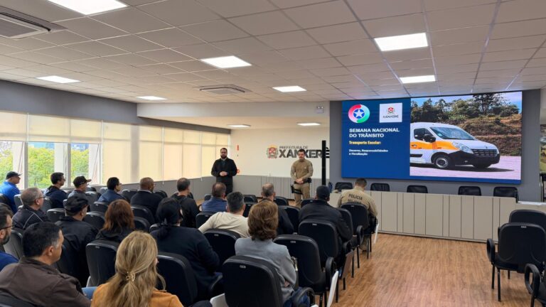 Reunião orienta condutores do transporte escolar em Xanxerê reuniao-orienta-condutores-do-transporte-escolar-em-xanxere