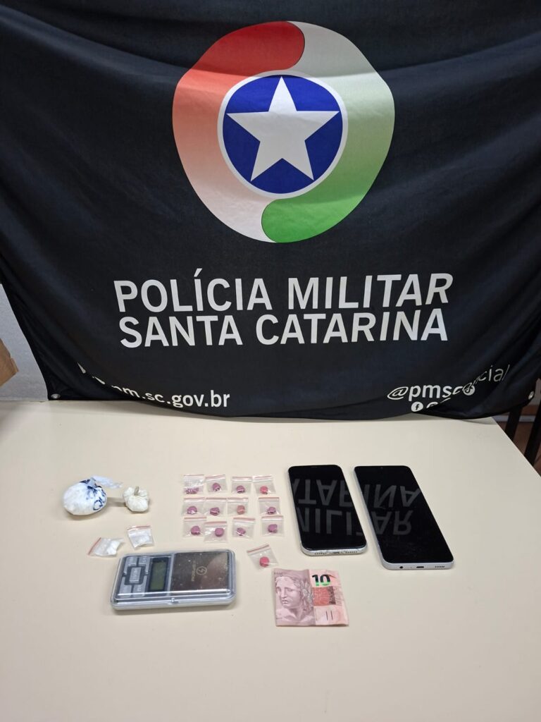 Polícia Militar prende homem por tráfico de drogas em Concórdia policia-militar-prende-homem-por-trafico-de-drogas-em-concordia