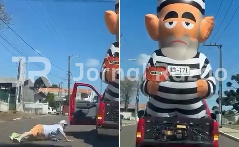 Homem tenta correr ao lado de carro em protesto contra o PT em SC e o inesperado acontece homem-tenta-correr-ao-lado-de-carro-em-protesto-contra-o-pt-em-sc-e-o-inesperado-acontece